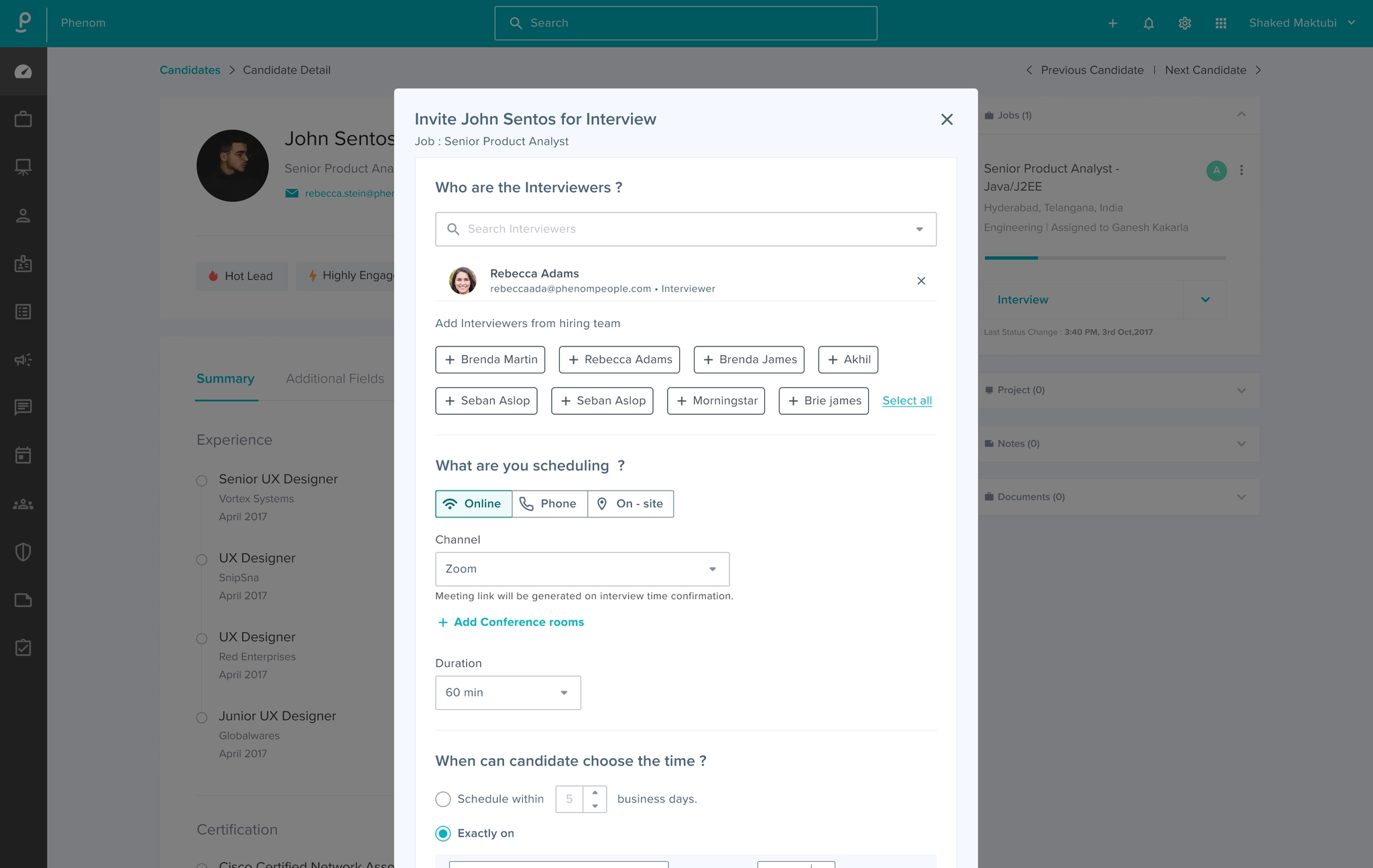 Interview config